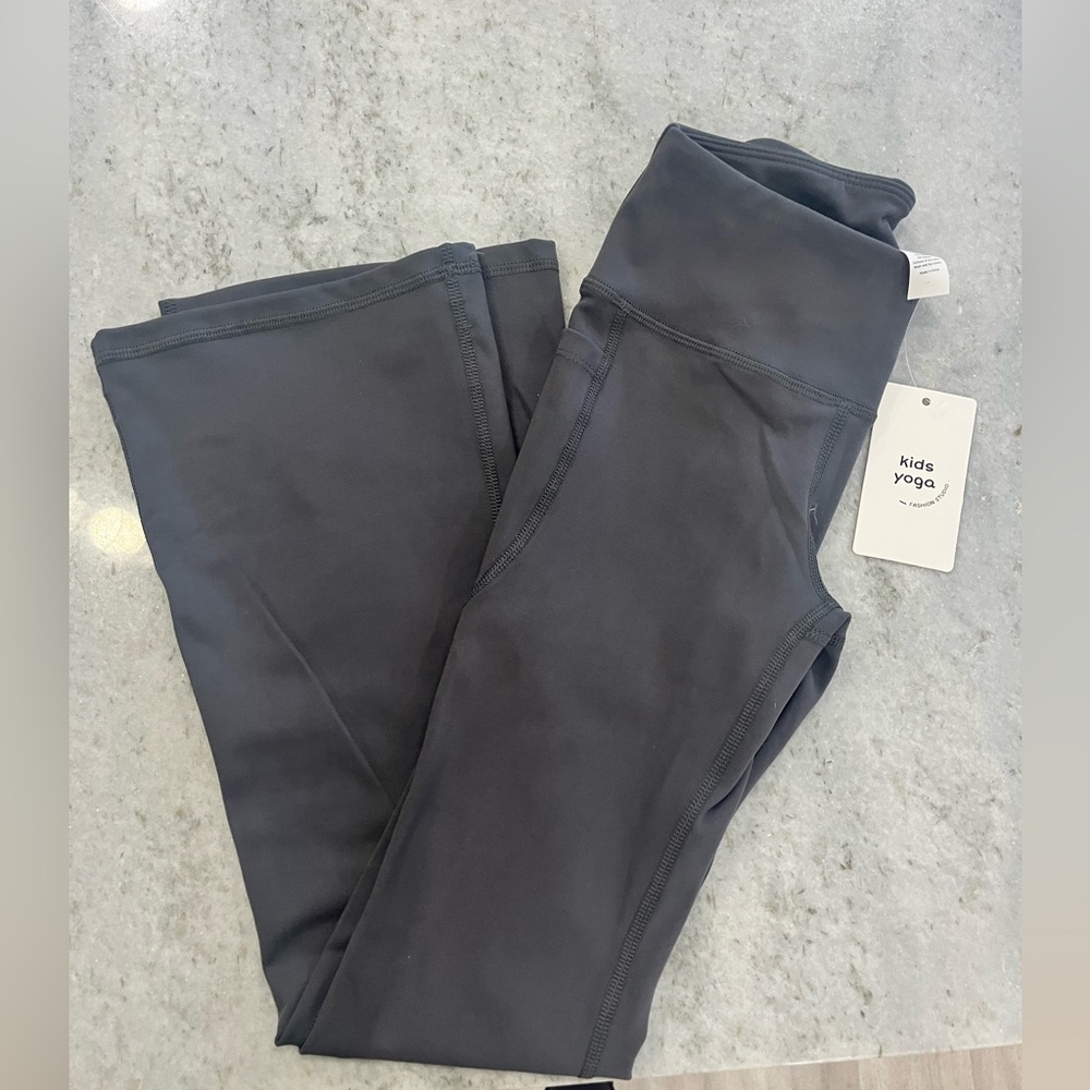 Kids Yoga Gray Leggings